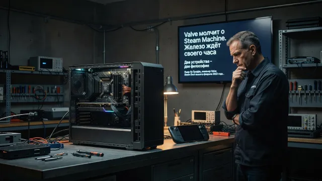 Valve молчит о Steam Machine. Железо ждёт своего часа