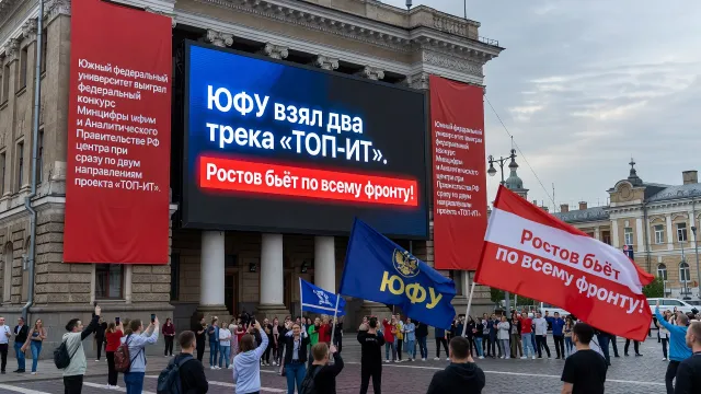 ЮФУ взял два трека «ТОП-ИТ». Ростов бьёт по всему фронту!